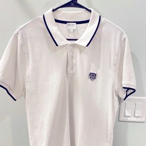 Kenzo tiger polo shirts Men size L